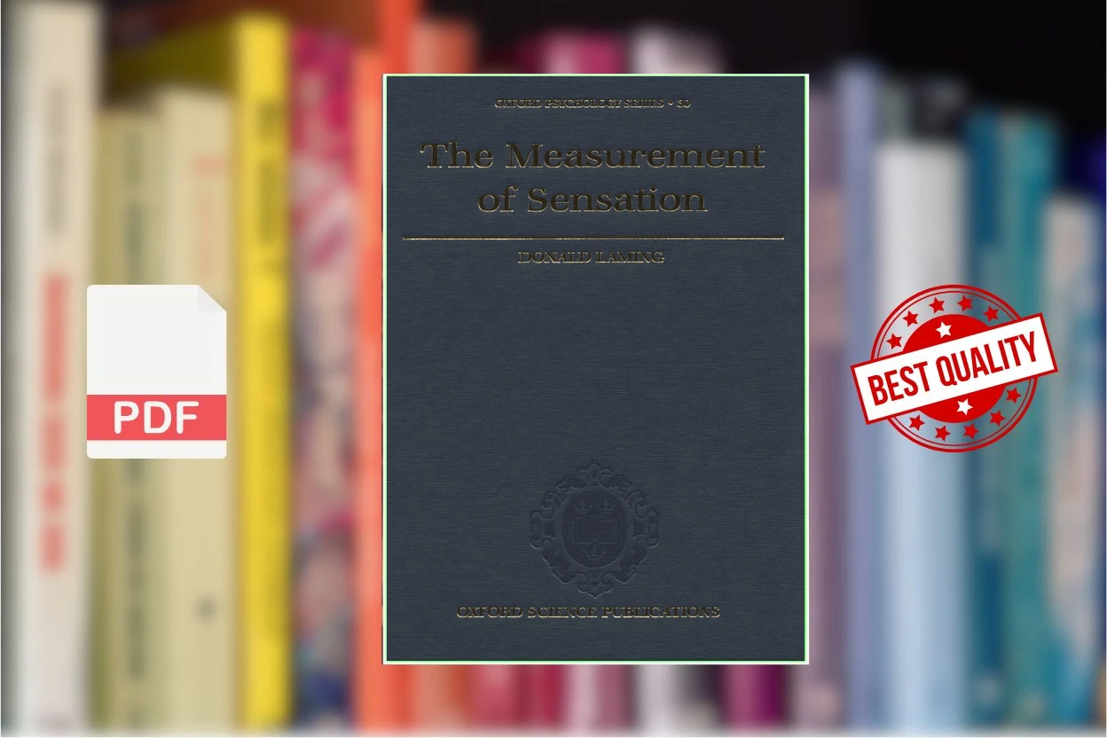 Cover for The Measurement of Sensation (Oxford Psychology Series) (Donald Laming)