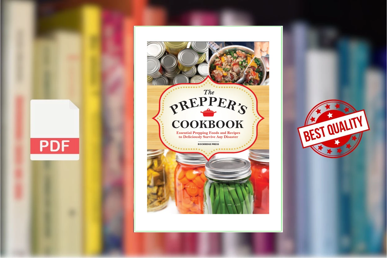 Cover for The Preppers Cookbook Essential Prepping Foods and Recipes to Deliciously Survive Any Disaster (Rockridge Press)