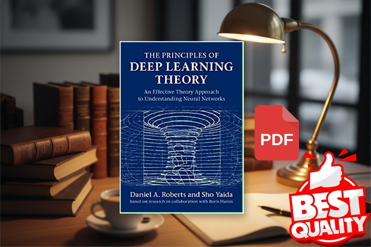 Cover for The Principles of Deep Learning Theory (Daniel A. Roberts, Sho Yaida, Boris Hanin)