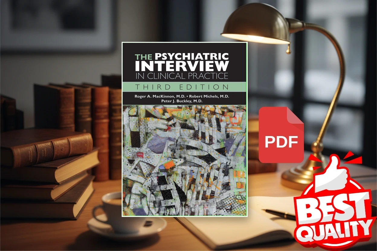 Cover for The Psychiatric Interview in Clinical Practice (Roger A. Mackinnon, Robert Michels etc.)