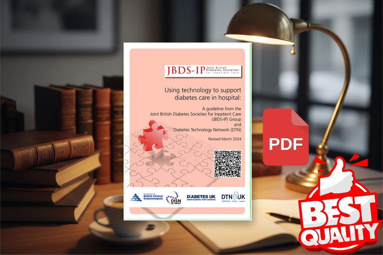 Cover for Using technology to support diabetes care in hospital JBDS 20 (JBDS)