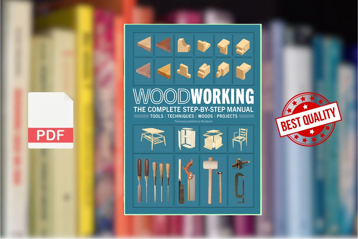 Cover for Woodworking The complete step-by-step manual (DK)